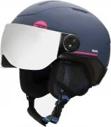 Горнолыжный шлем детский WHOOPEE VISOR IMPACTS BLUE/PINK