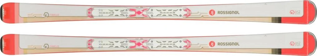 Горные лыжи женские FAMOUS 4 + крепления X W 10 B83 WHT/CRL